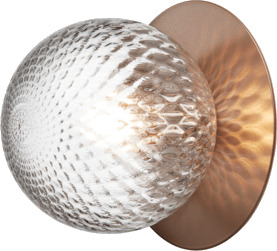 Nuura Liila 1 Vegg/ Taklampe Medium Mørk Bronse/ Klar Nuura Liila 1 Vegg/ Taklampe Medium Mørk Bronse/ Klar