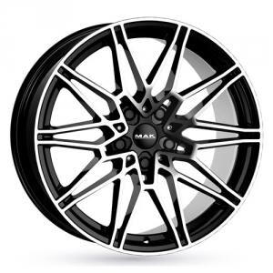 MAK Koenig Black Machined Face 8x18 5/120 ET51 B72 MAK Koenig Black Machined Face 8x18 5/120 ET51 B72
