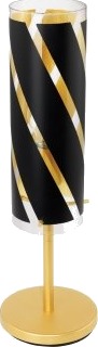 Eglo Pinto Nero 1 Bordlampe Sort/Gull Eglo Pinto Nero 1 Bordlampe Sort/Gull
