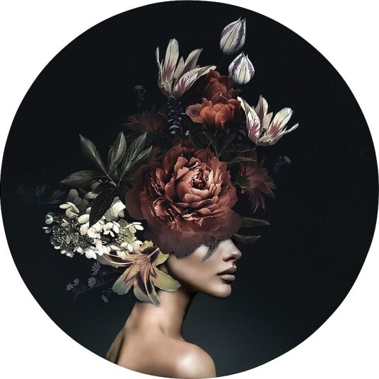 MalerifabrikkenBilde Floral Diva 2SvartBilder & skilt