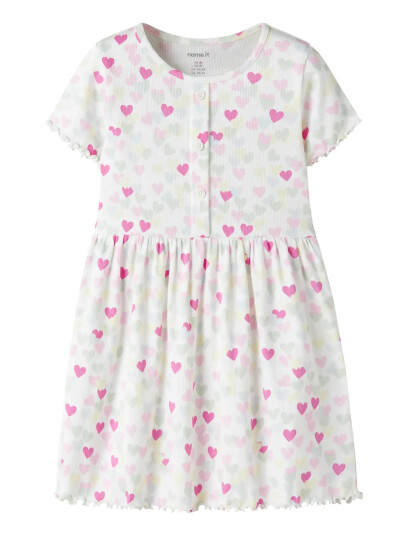 Name It Nmfvemia Ss Dress White 98 Name It Nmfvemia Ss Dress White 98