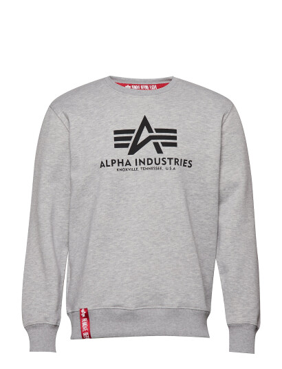 Alpha Industries Basic Sweatshirt Bl - Grey - M Alpha Industries Basic Sweatshirt Bl - Grey - M