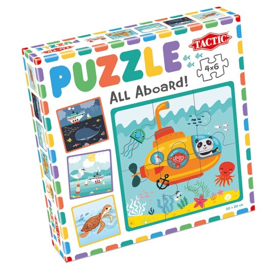 Puslespill 4x6 all aboard!