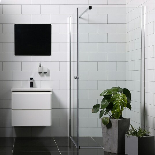 Dusjhjørne Bathlife Allsidig Rett Vegg + Rett Dør