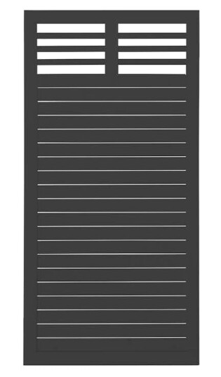 Gjerde PLUS Decora Grunnmalt Svart 180×90 cm Gjerde PLUS Decora Grunnmalt Svart 180×90 cm