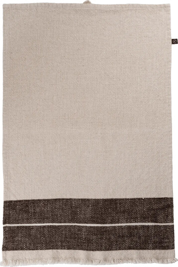 ERNST Ernst kjøkkenhåndkle Natur-hvit-brun, 45x70 cm