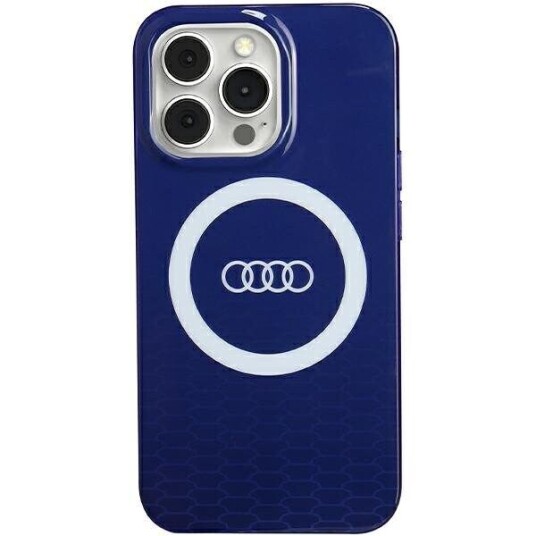 Deksel Audi Iml Big Logo Magsafe Deksel Iphone 13 Pro / 13 6,1" Blå/Marineblå Hardcase Au-Imlmip13p-Q5/D2-Be