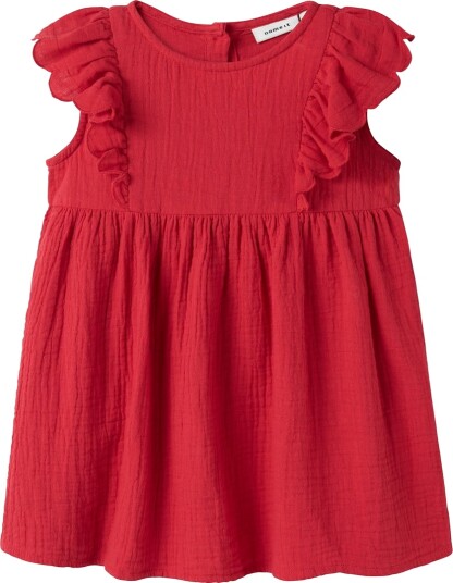 Name It Nmfjulita Capsl Dress Red 98