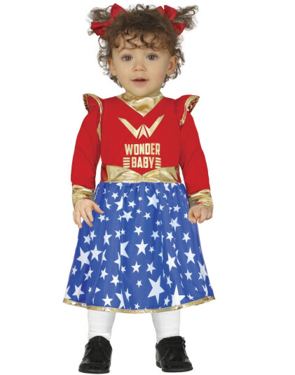 Wonder Woman Inspirert Babykostyme - 12-18 MND Wonder Woman Inspirert Babykostyme - 12-18 MND