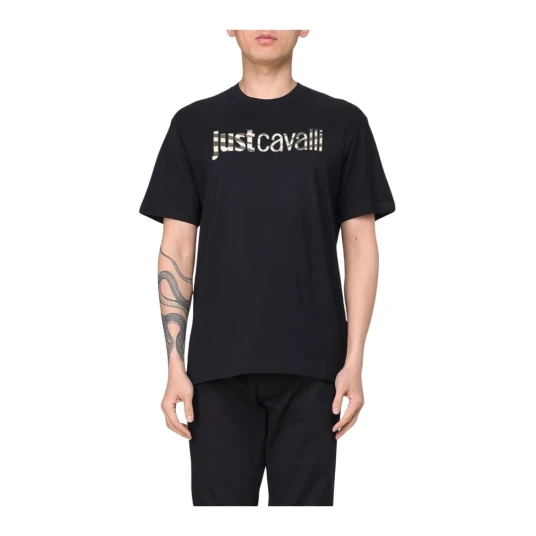 Just Cavalli Herre Topper Svart M