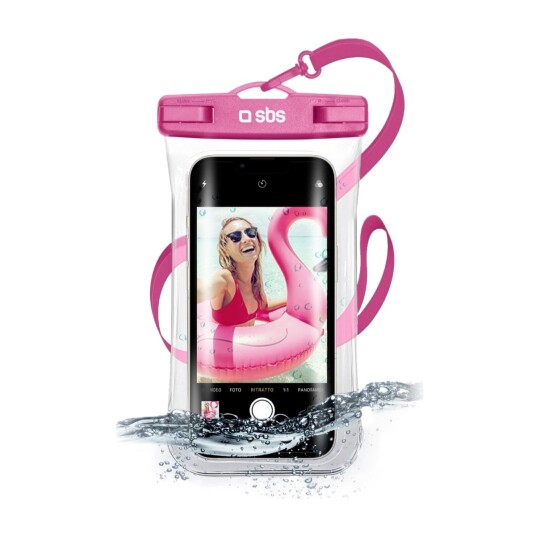 SBS 6,8" universalt vanntett deksel (rosa)