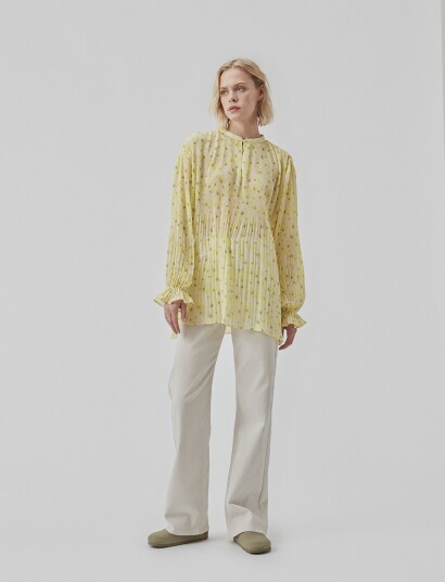 Modström Cruzmd Print Shirt Yellow S Modström Cruzmd Print Shirt Yellow S