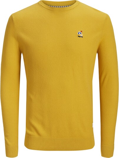 Jack &  Jones Steam Crewneck Genser Yolk Yellow 176