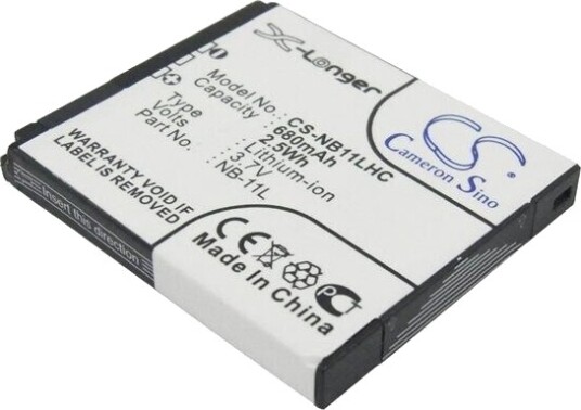 Canon IXUS 190 batteri (680 mAh 3.7 V) Canon IXUS 190 batteri (680 mAh 3.7 V)