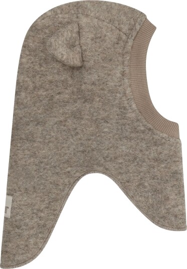 Huttelihut Balaclava Ears Wool - CAMEL MELANGE - 48\6-12M