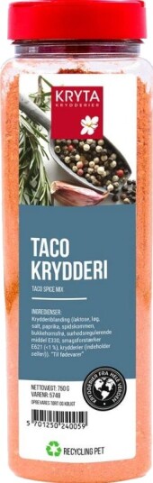 Taco Krydderiblanding 550 g Taco Krydderiblanding 550 g