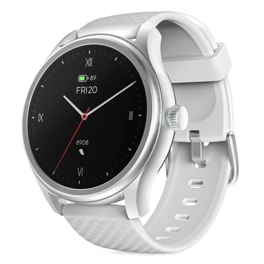 Hama 5010 - 46 Mm - Silver Zinc Alloy - Smartklokke Med Stropp - Silikon - Grå - Display 1.38" - Bluetooth - 60 G