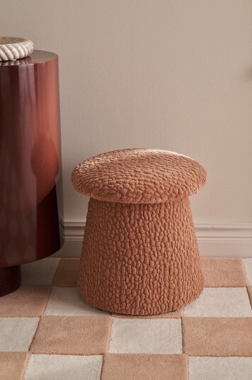 Ellos Home Puff Swop 42x42 cm Brun