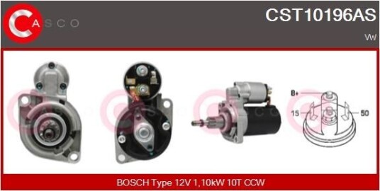 Starter CASCO CST10196AS Starter CASCO CST10196AS