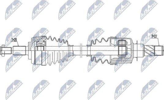 Nty Drivaksel NTY NPW RE 189