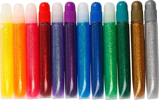 Diverse Glitterlim 12x10 ml 1 pk Diverse Glitterlim 12x10 ml 1 pk