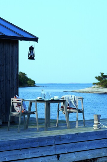 Skargaarden Oxnö spisebord Teak 80 x 80 cm Brun