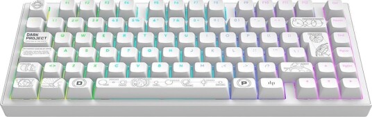 Dark Project Alu81 Gaming Tastatur Rgb Terra Nova G3ms Moonstone Hvit Dark Project Alu81 Gaming Tastatur Rgb Terra Nova G3ms Moonstone Hvit
