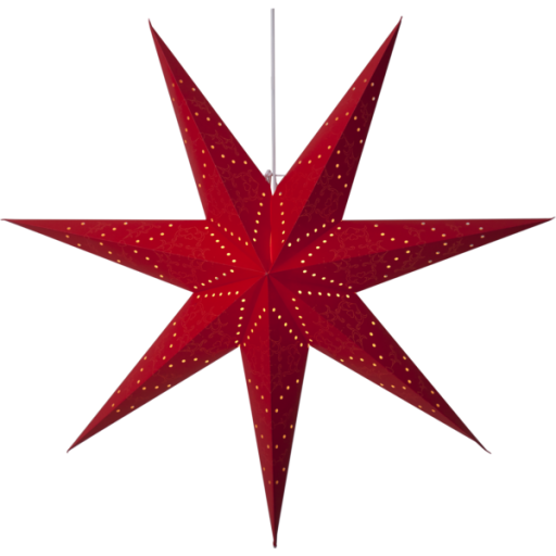 Star Trading Sensy julestjerne med lys, rød, 100 cm