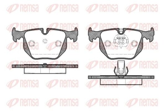 Bremseklosser REMSA 0381.30 Bremseklosser REMSA 0381.30