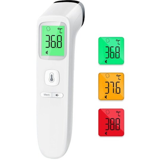 Berøringsfritt pannetermometer for voksne, infrarøde digitale termometre for barn, berøringsfritt babytermometer, nøyaktig måling Berøringsfritt pannetermometer for voksne, infrarøde digitale termometre for barn, berøringsfritt babytermometer, nøyaktig måling