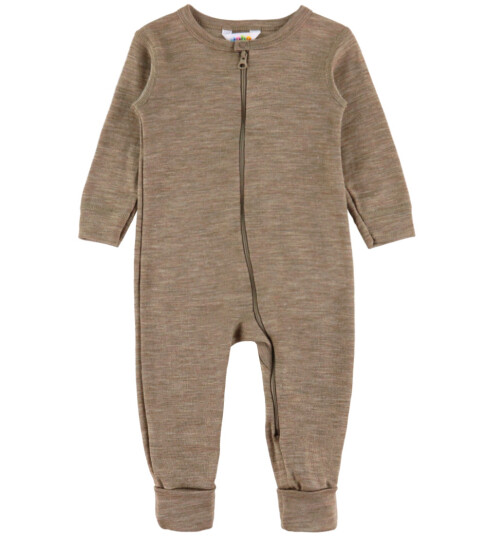 Joha Jumpsuit Ull/Silke Beige Melange 40 Jumpsuit Brun
