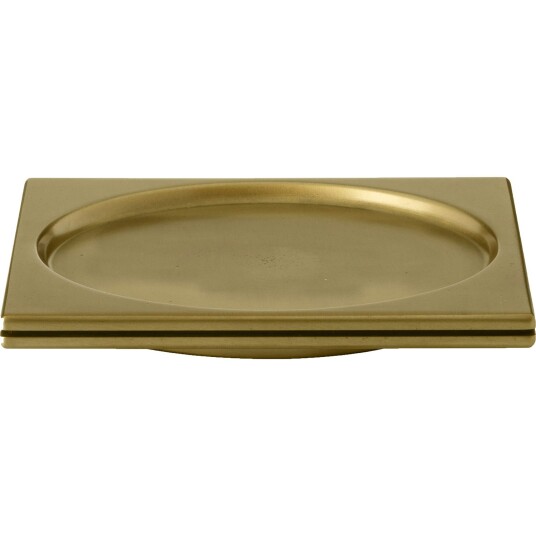 Audo Copenhagen Divot Brett 18 Cm - Brett Aluminium Messing - 71192-001002