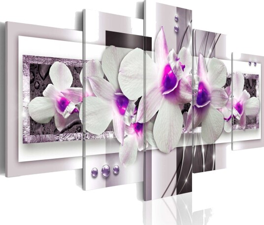 Bilde With Violet Accent 200x100 Artgeist sp. z o. o.