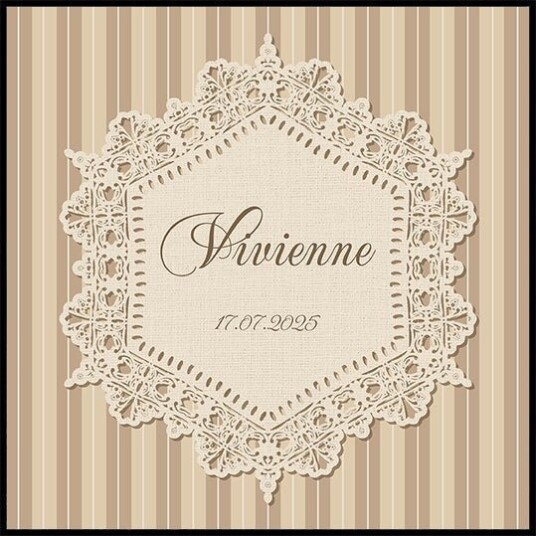 Lacy Name Personal Plakat Plakat / 50x50cm Lacy Name Personal Plakat Plakat / 50x50cm