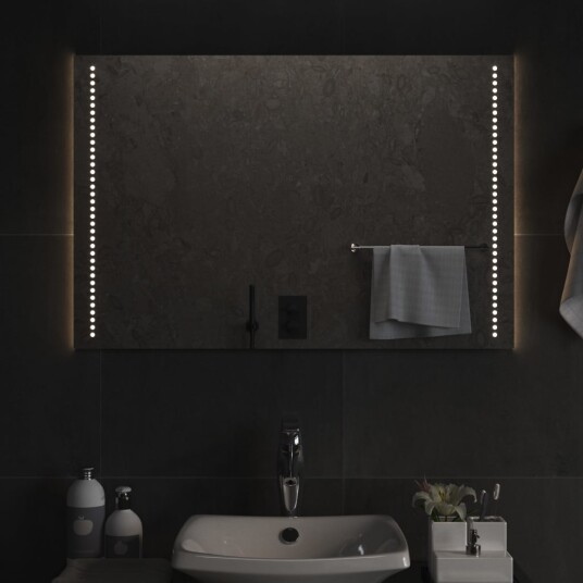 vidaXL Baderomsspeil med LED 60x90 cm vidaXL Baderomsspeil med LED 60x90 cm