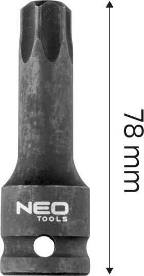 NEO Tools Slagpipe Torx T70 Krom-Molybdenstål
