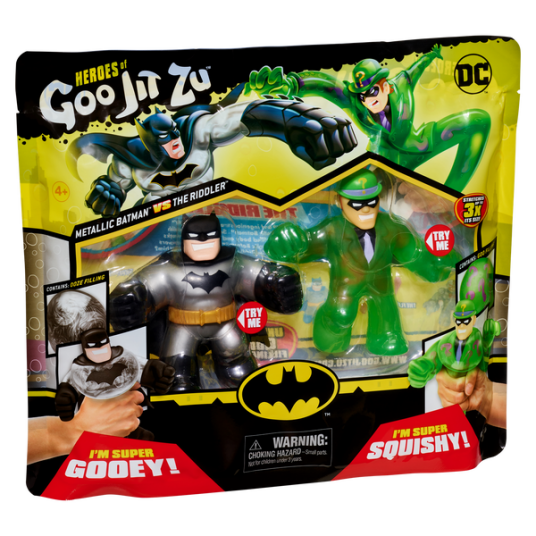 Goo Jit Zu DC S3 VS PACK BATMAN VS RIDDLER ASS