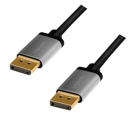 LogiLink - DisplayPort-Kabel - DisplayPort bis DisplayPort - 3 m Erleben Sie Audio und Video in voller Ultra-HD-Qualität und mit bester