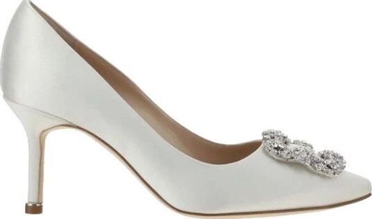 Manolo Blahnik Dame Sko Hvit 41 EU, Manolo Blahnik Dame Sko Hvit 41 EU,