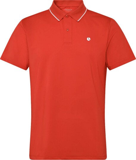 Björn Borg Ace Polo Shirt   FLAME SCARLET   XL