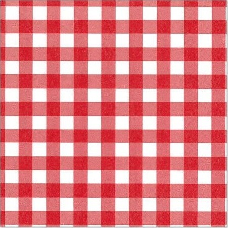 Papstar 87102 Rød Hvit Tørkepapir Mønster 51 G/M² 330 Mm 33 Cm