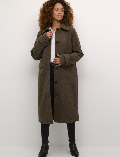 Kaffe Kaannelise Coat Brown 40 Kaffe Kaannelise Coat Brown 40