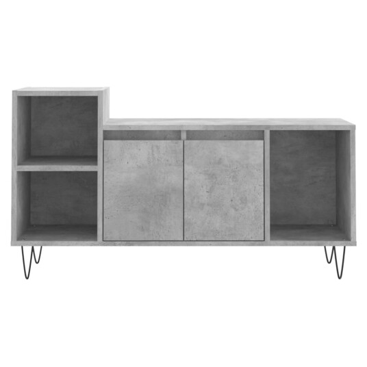 vidaXL TV-benk betonggrå 100x35x55 cm konstruert tre 8721012113596 vidaXL TV-benk betonggrå 100x35x55 cm konstruert tre 8721012113596
