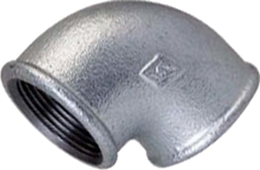 VINKEL 90GR GALV 1/2"
