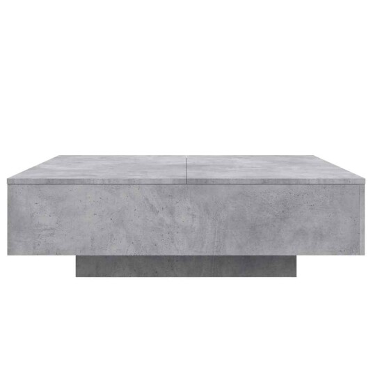 Salongbord betonggrå 100x100x31 cm konstruert tre 836598 Salongbord betonggrå 100x100x31 cm konstruert tre 836598