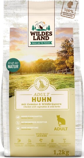 Wildes Land Cat Tørrfôr Kylling & Hagegrønnsaker 1.2kg