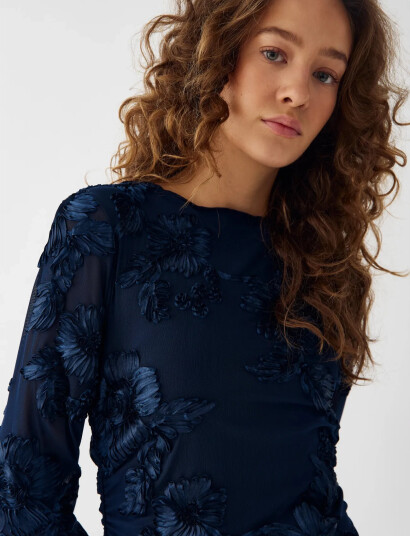 Noella Lavinia L/S Dress Navy XS Noella Lavinia L/S Dress Navy XS