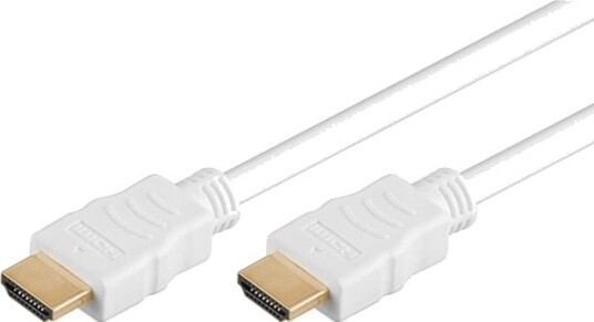 Hdmi Kabel Hdmi Til Hdmi 0,5 M Hvit 61017 Hdmi Kabel Hdmi Til Hdmi 0,5 M Hvit 61017