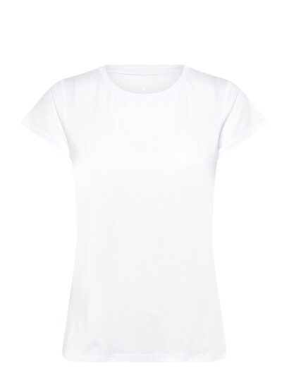 Gaiam Rib Mix Perfprmanct Tee   White   S