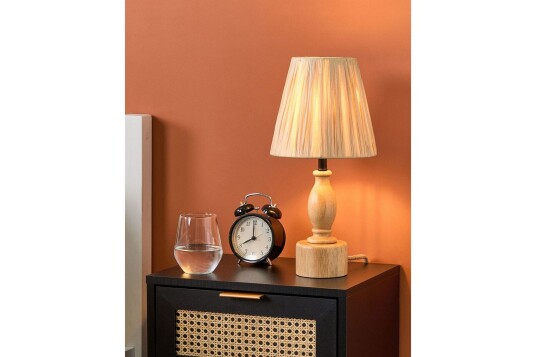 Lanis Bordlampe 41 cm E27 Lyst tre/Natur